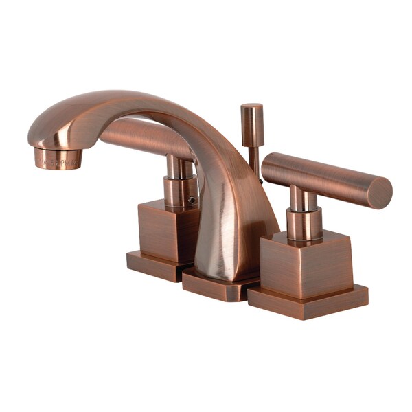 KS494CQLAC Claremont 8" Widespread Bathroom Faucet, Antique Copper